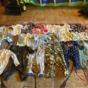 Baby boy sleeper bundle size 0-3 month